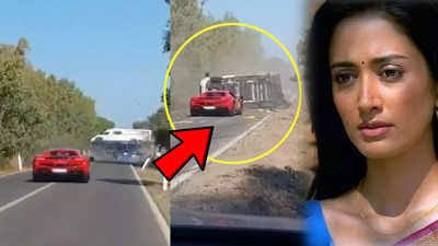 Caught On Camera: Italy’s Unbelievable Accident Involving Ferrari, Lamborghini In Sardinia Kills 2; SRK’s Co-Star Gayatri Joshi Says She Is Fine